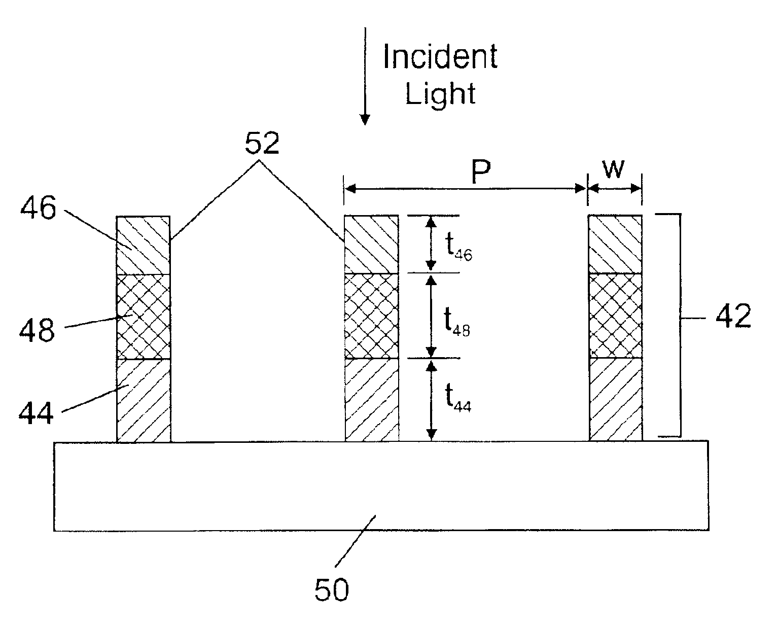 Method for fabricating an integrated optical isolator and a novel wire grid structure