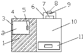 Metal smelting forming device