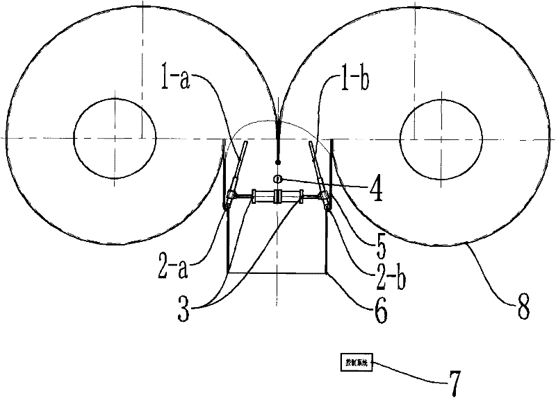 Gas inlet regulating method of double-cyclone dust collector