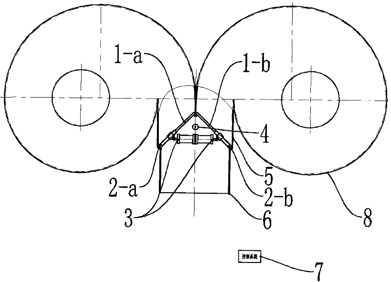 Gas inlet regulating method of double-cyclone dust collector