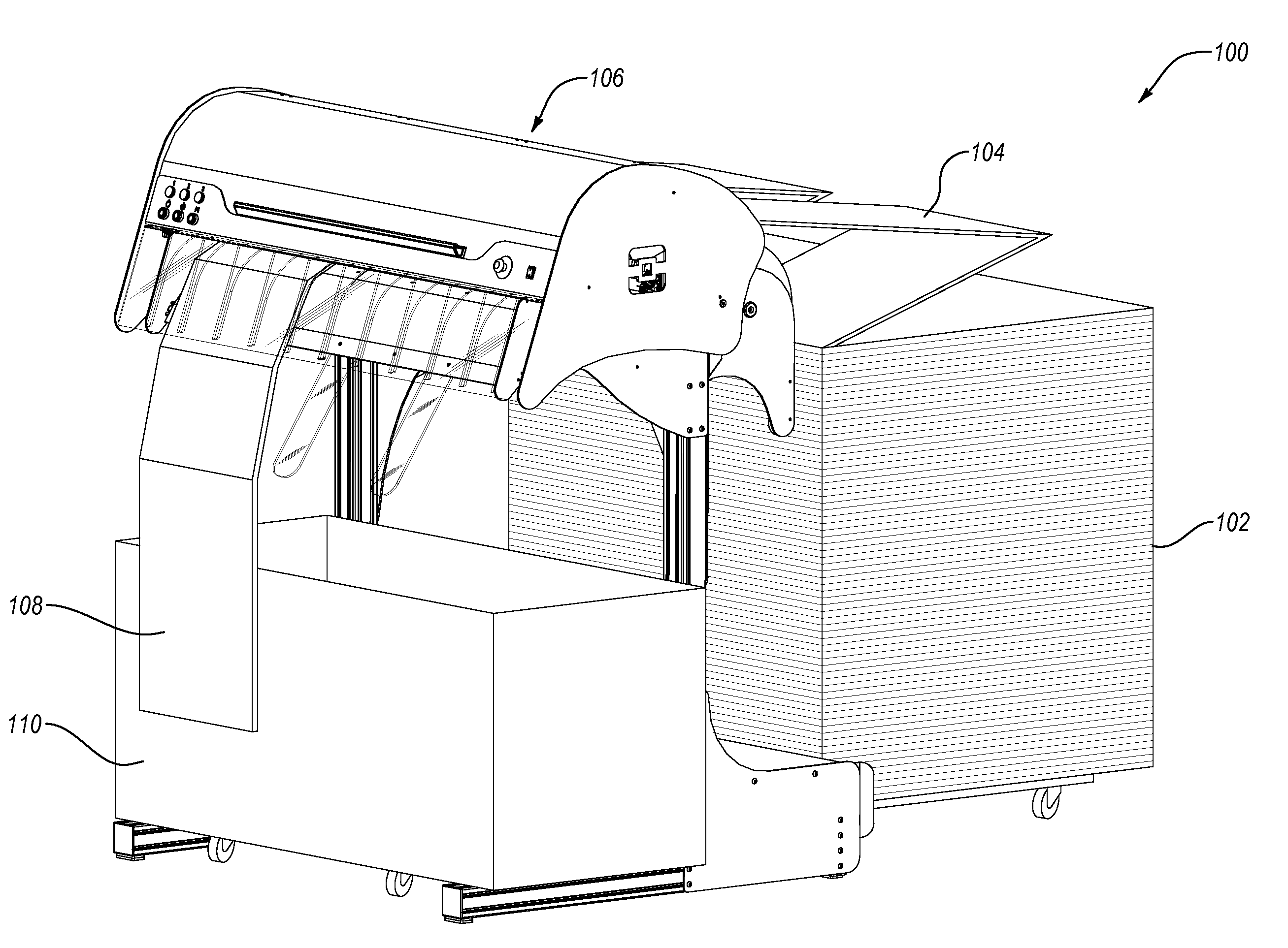 Converting machine