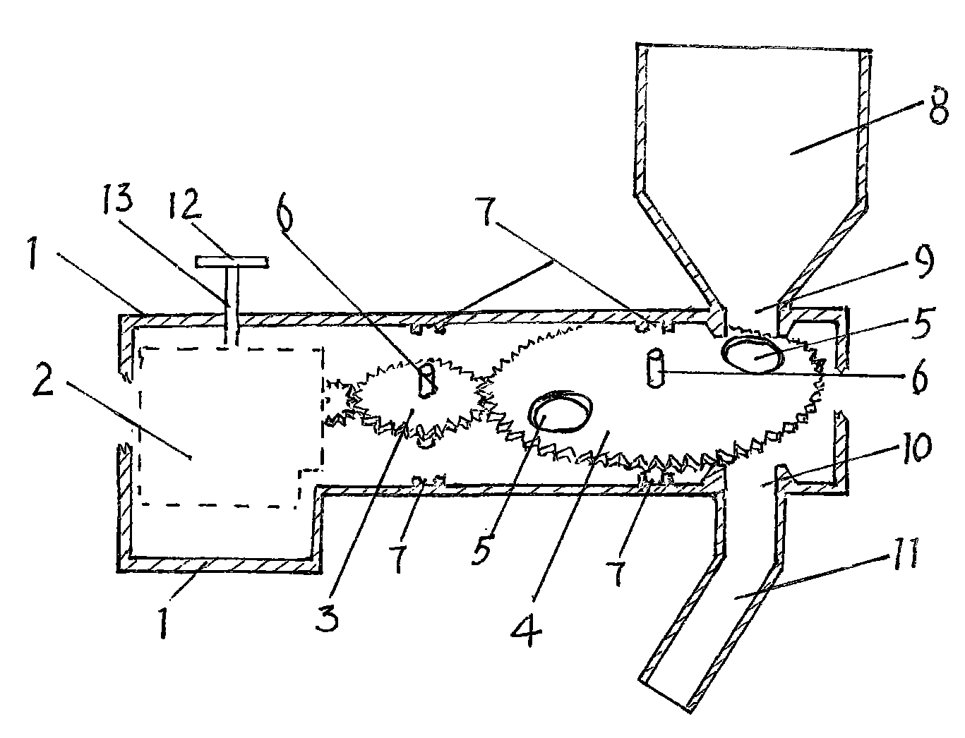 Clockwork timing valve