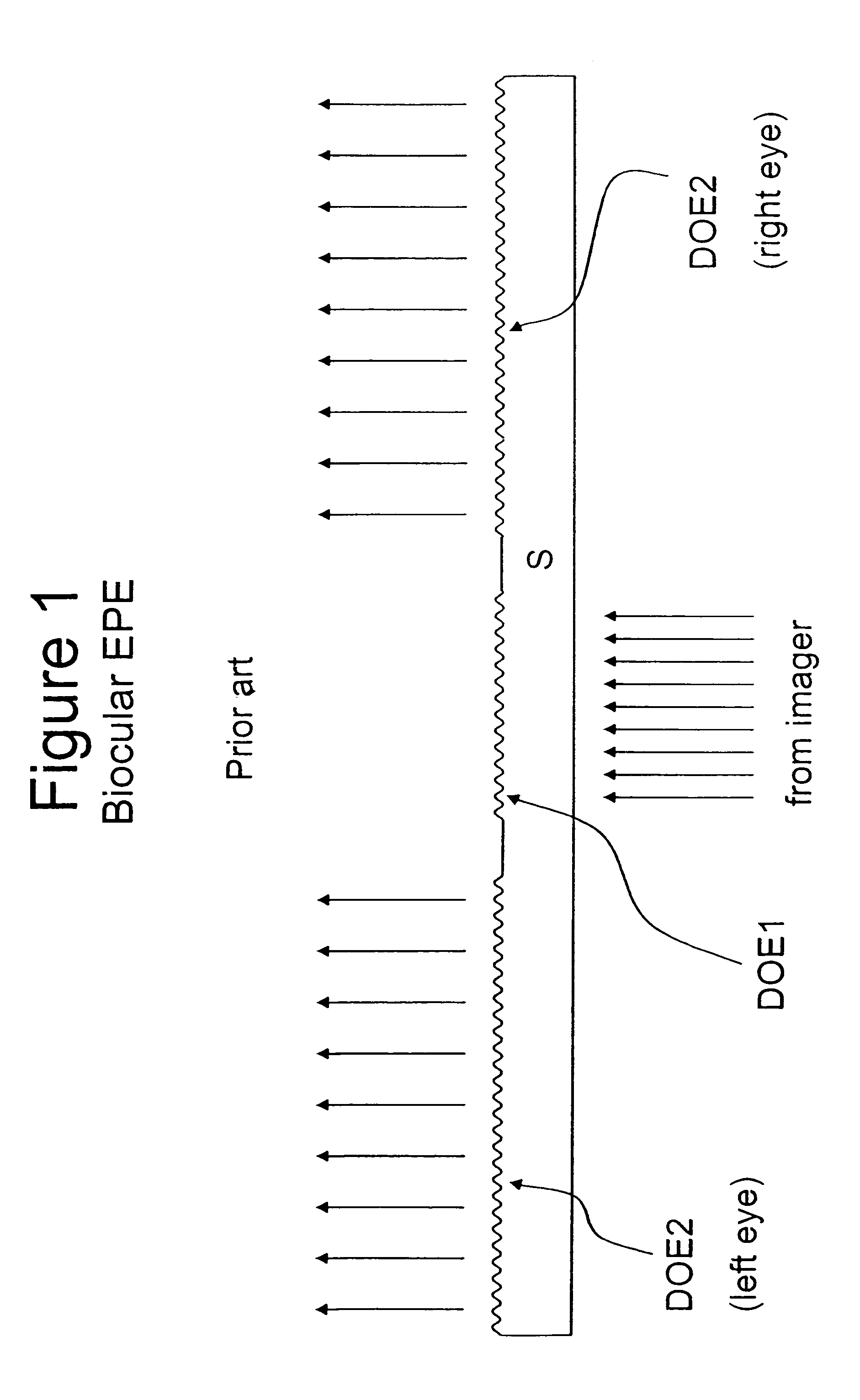 Diffractive grating element for balancing diffraction efficiency