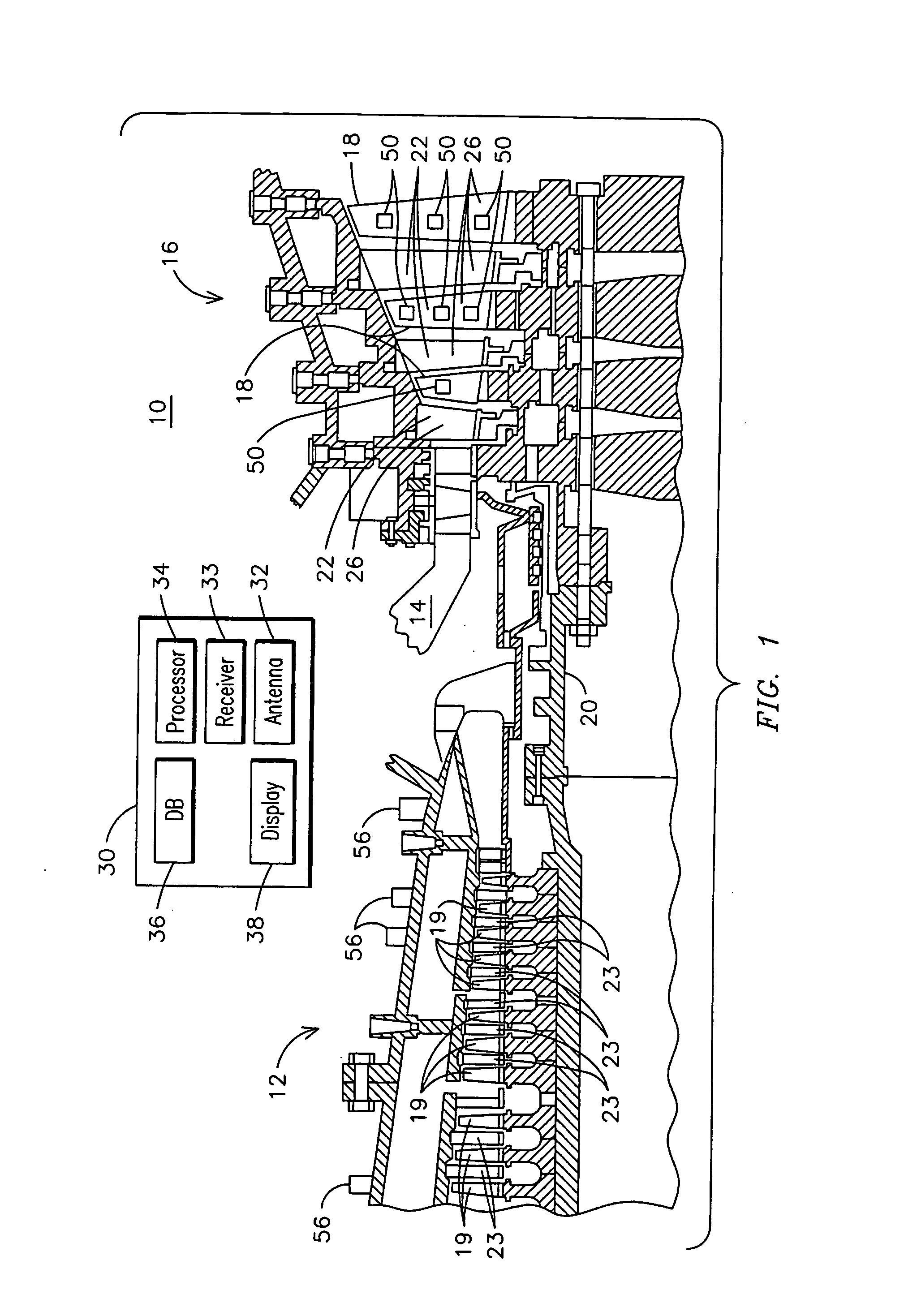Instrumented component for use in an operating environment