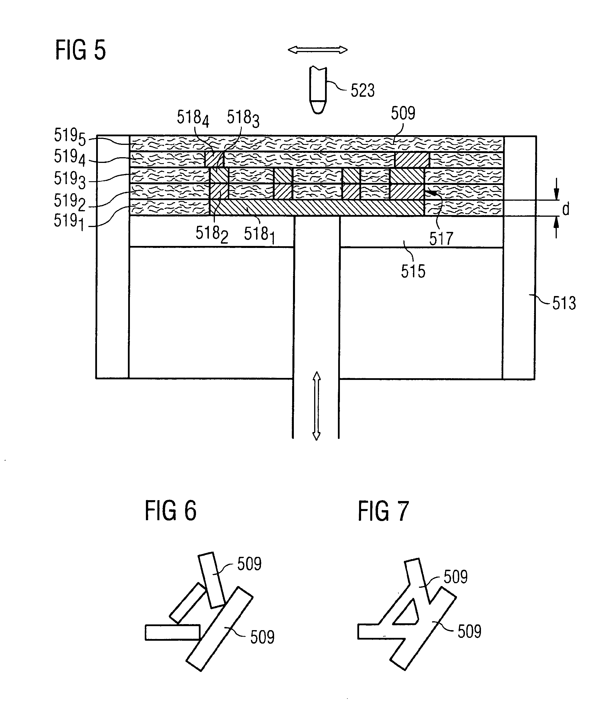 Fibers and methods for use in solid freeform fabrication