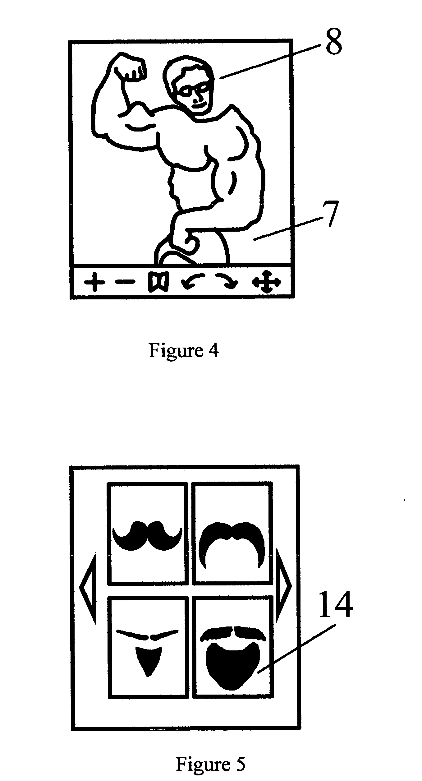 System for superimposing a face image on a body image