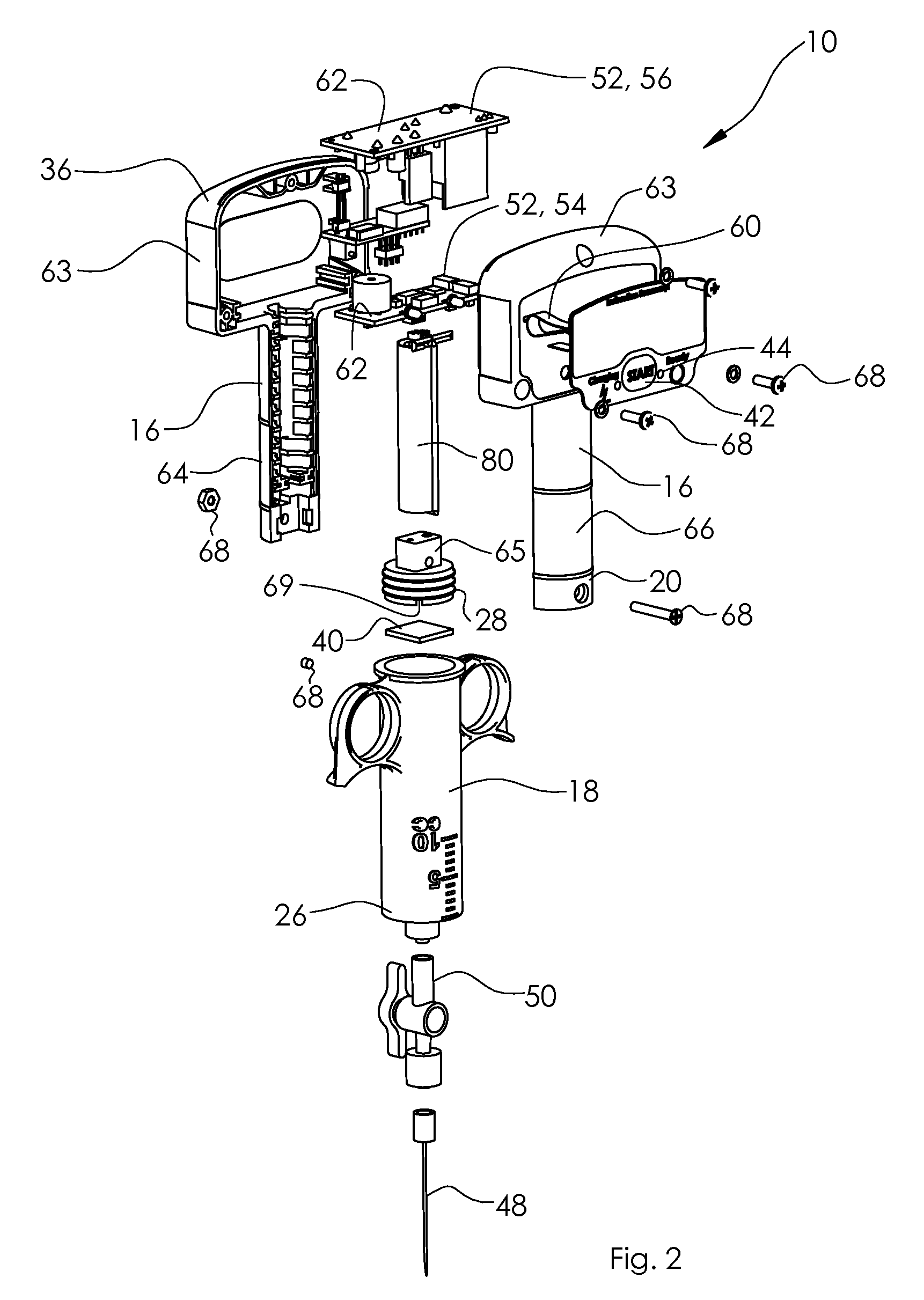 Apparatus and Method For Treating and Dispensing a Material Into Tissue
