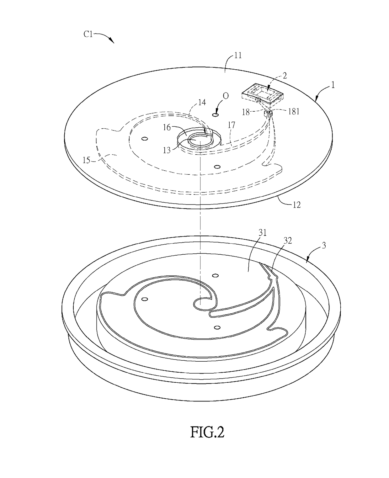 Centrifugal channel device