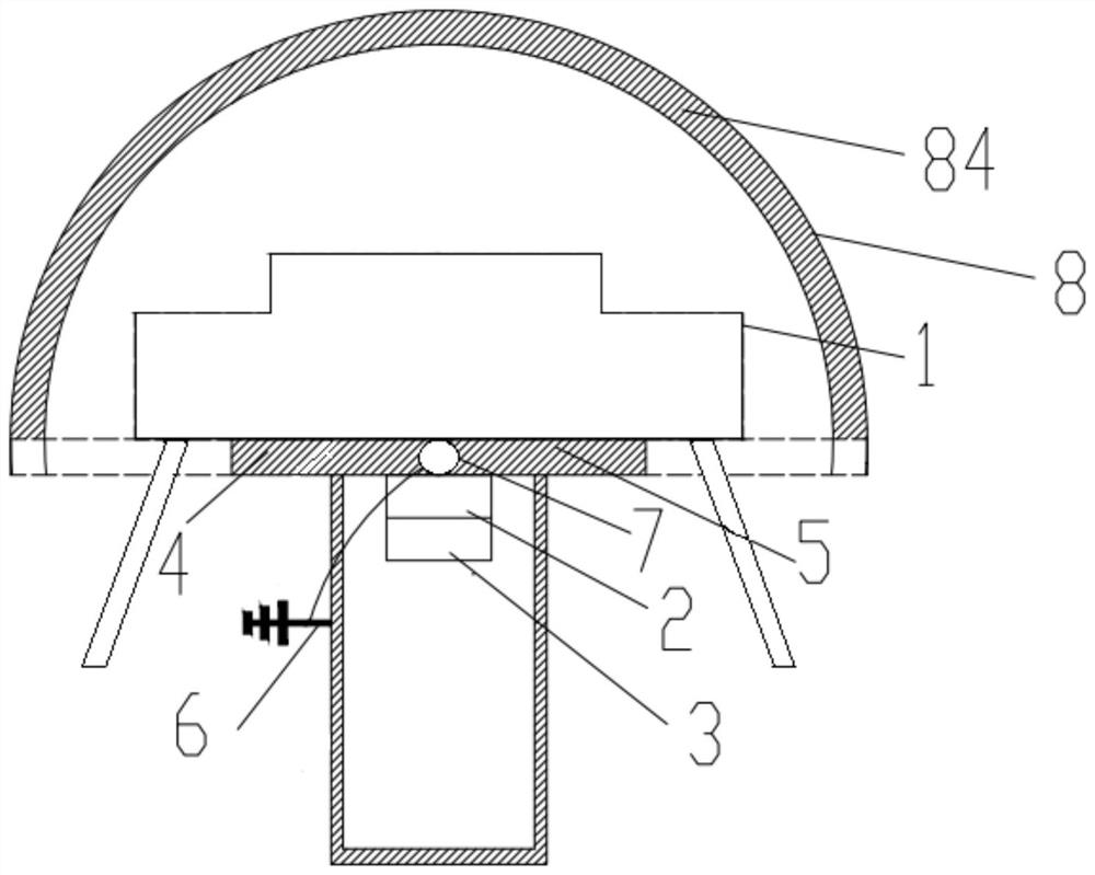 Charging method based on aerial drone charging station device