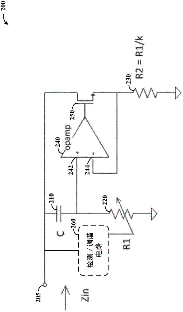 Capacitance multiplier and method
