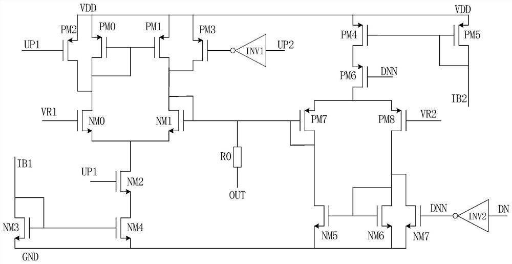 Pre-charging circuit for common-anode LED display screen driving chip