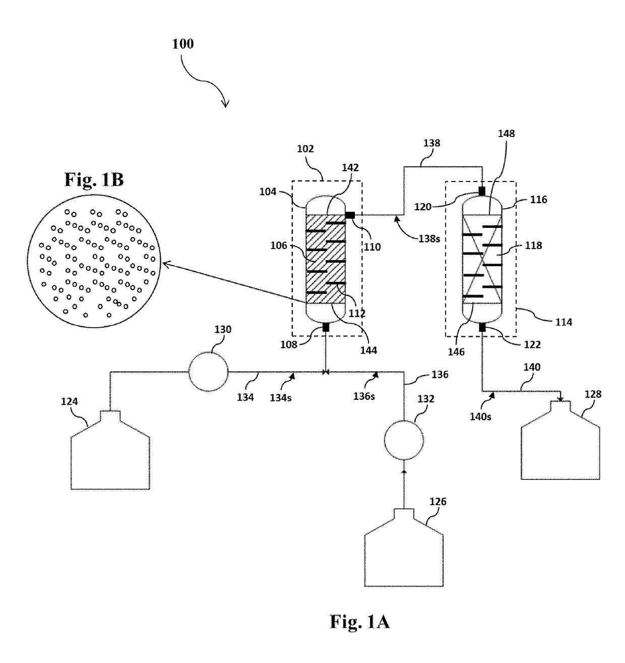 Vertically mounted sulfur adsorbent system