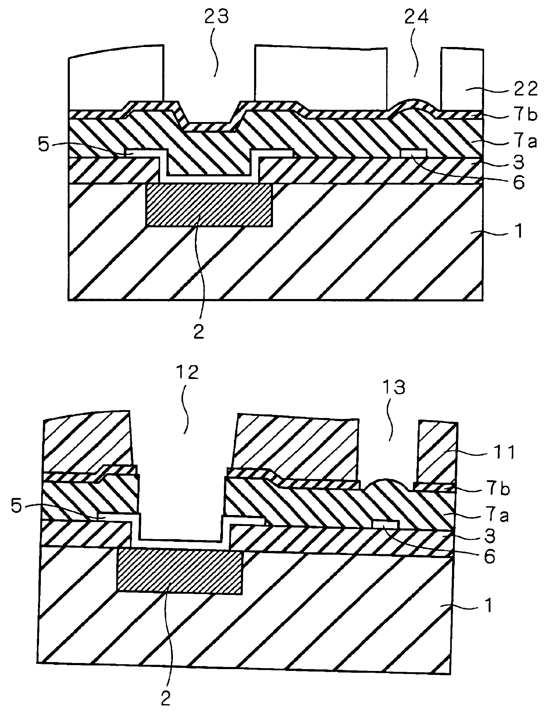 Flip chip mounting method of forming a solder bump on a chip pad that is exposed through an opening formed in a polyimide film that includes utilizing underfill to bond the chip to a substrate