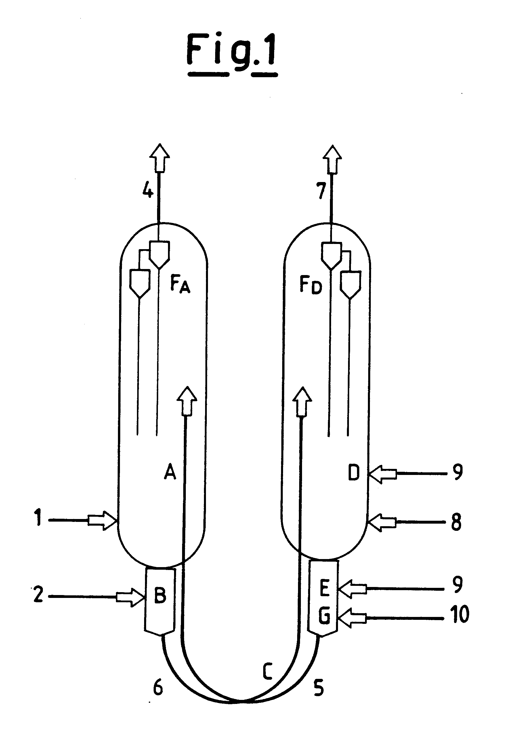 Process for obtaining light olefins by the dehydrogenation of the corresponding paraffins