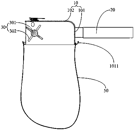 Fruit and leaf separation type wolfberry picking machine