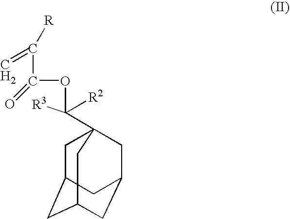 Method of producing (meth) acrylic acid derivative polymer for resist
