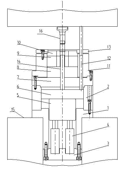 Long-axis tooth-shaped cold extruding self-ejecting system device