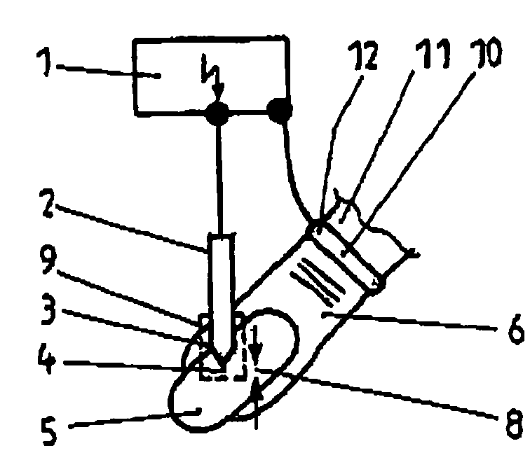 Apparatus for preparing a finger nail or a toe nail for a coating