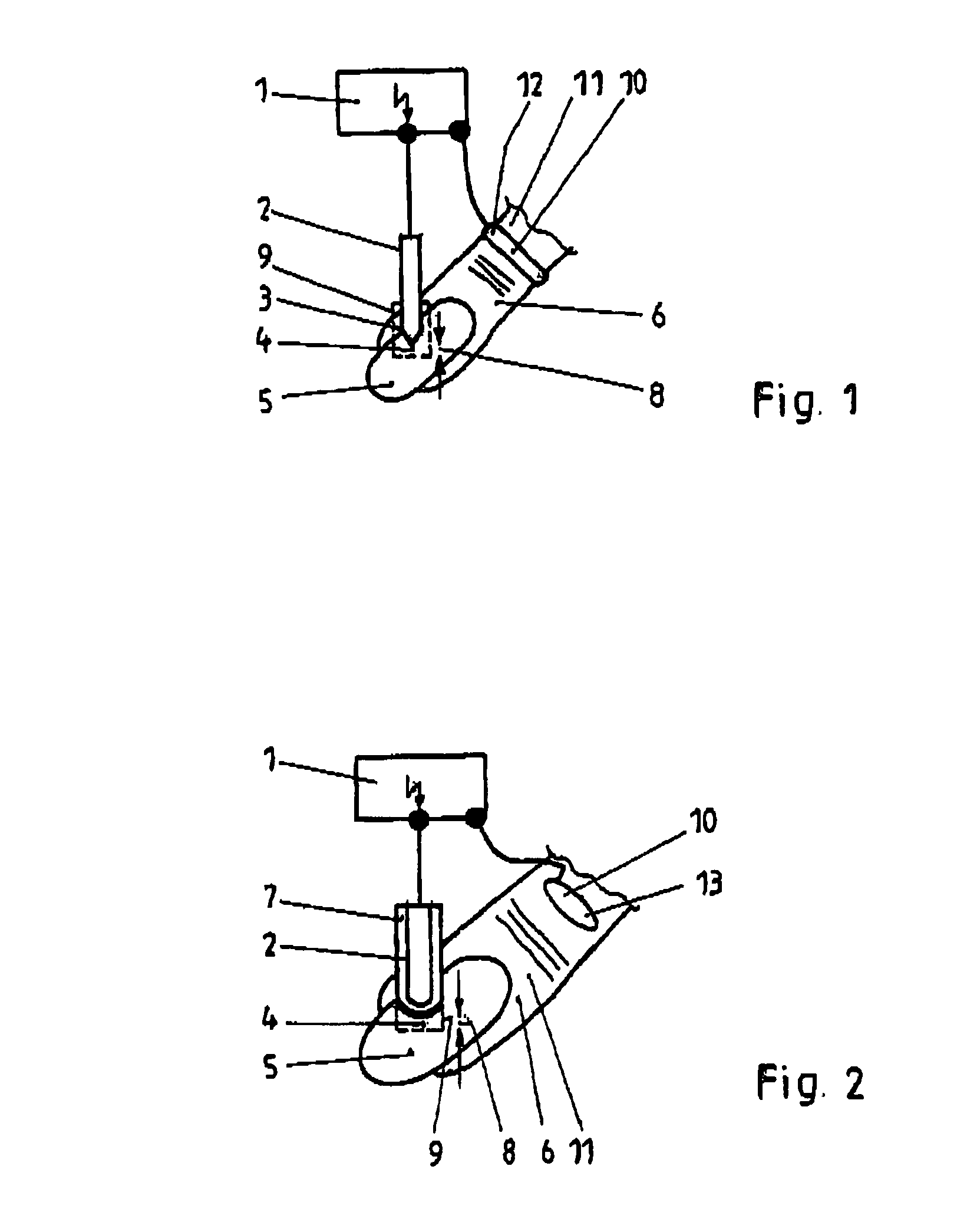 Apparatus for preparing a finger nail or a toe nail for a coating