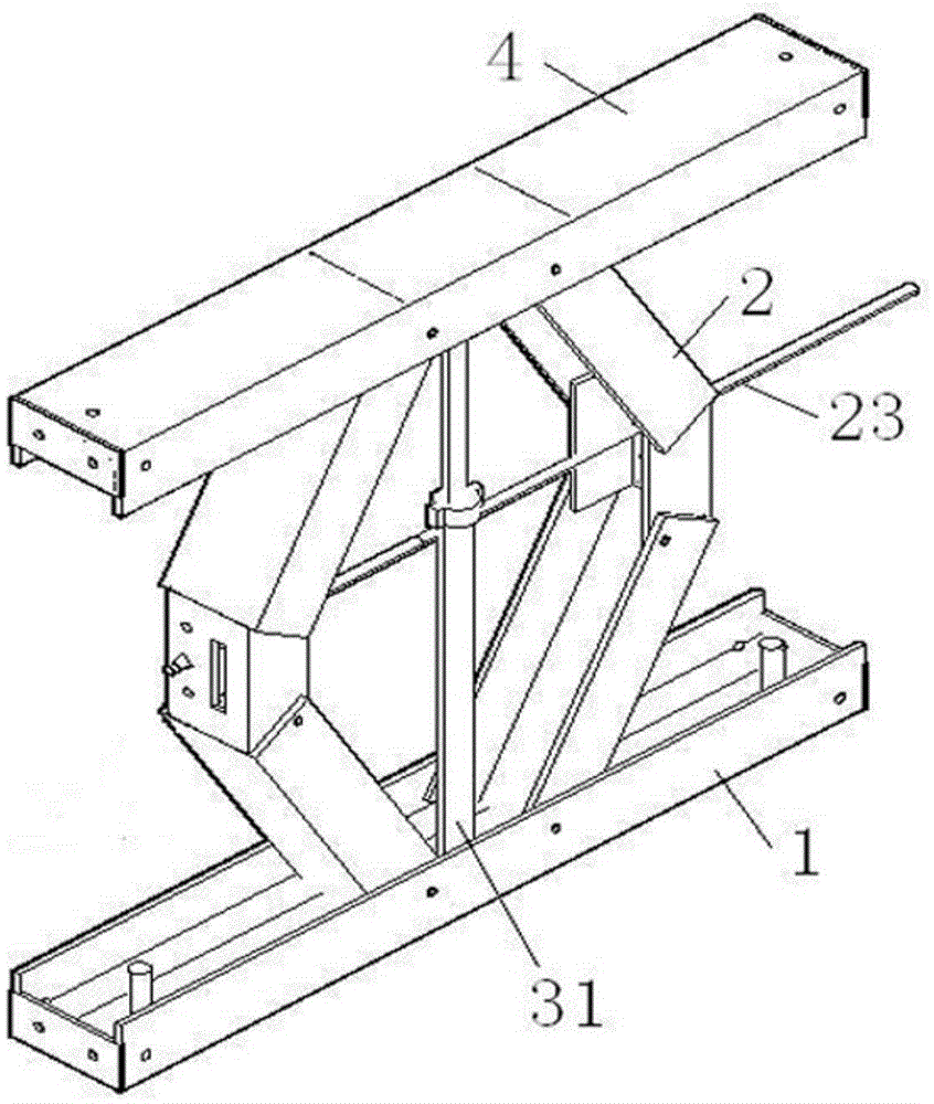 Universal supporting combined frame supporting unit and universal supporting combined frame