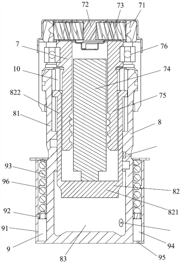 Electric driving hydraulic device, braking system and automobile