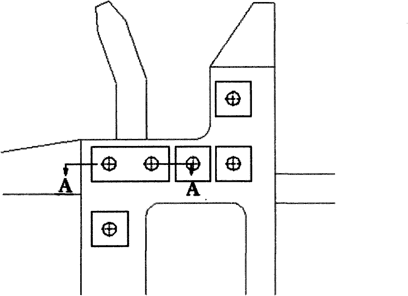 Measuring tool and measuring method for adjusting gasket thickness in mounting of ship equipment