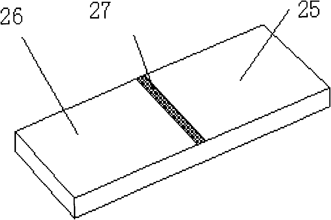 Composite impact material surface strengthening method and device