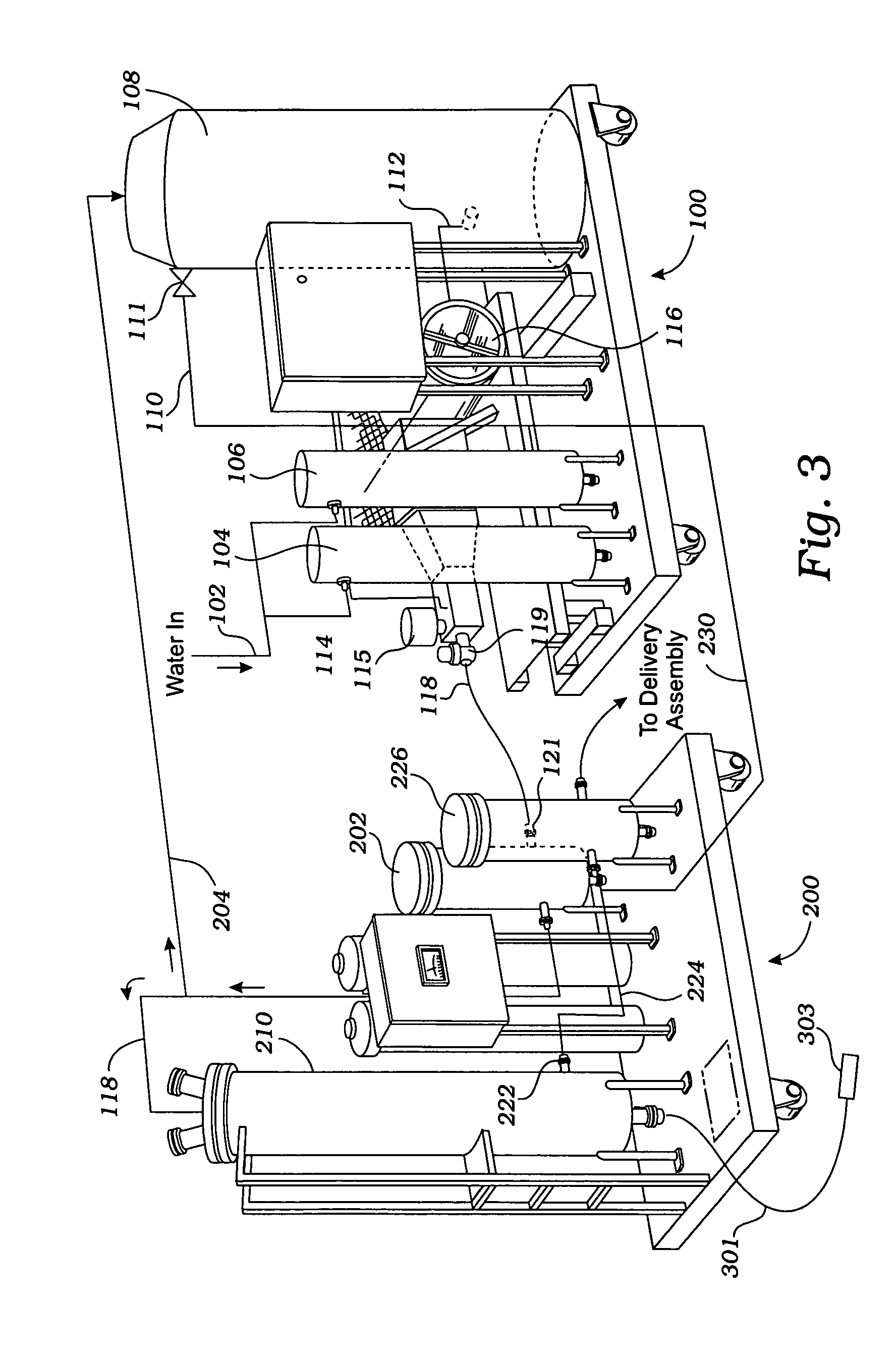 Apparatus for oxygenating wastewater