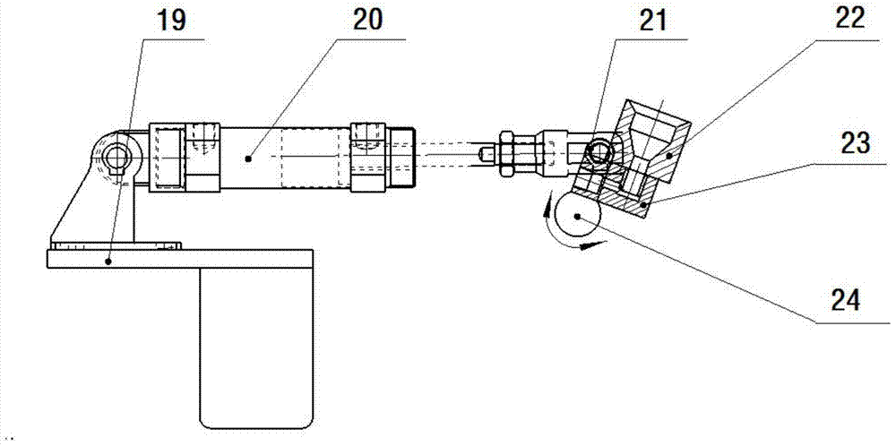 A semi-automatic filling and stoppering machine