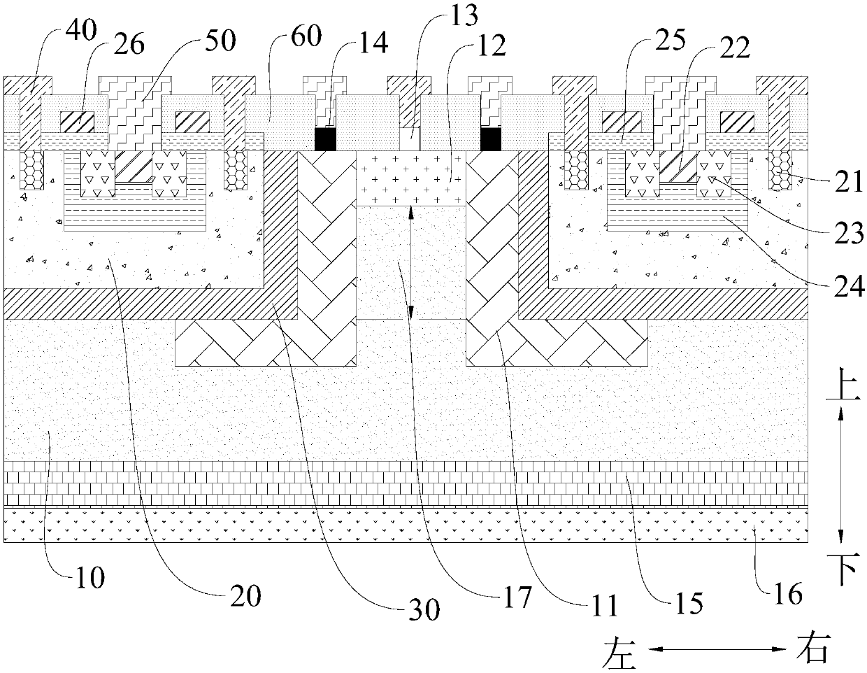 Integrated cascade device and preparation method thereof