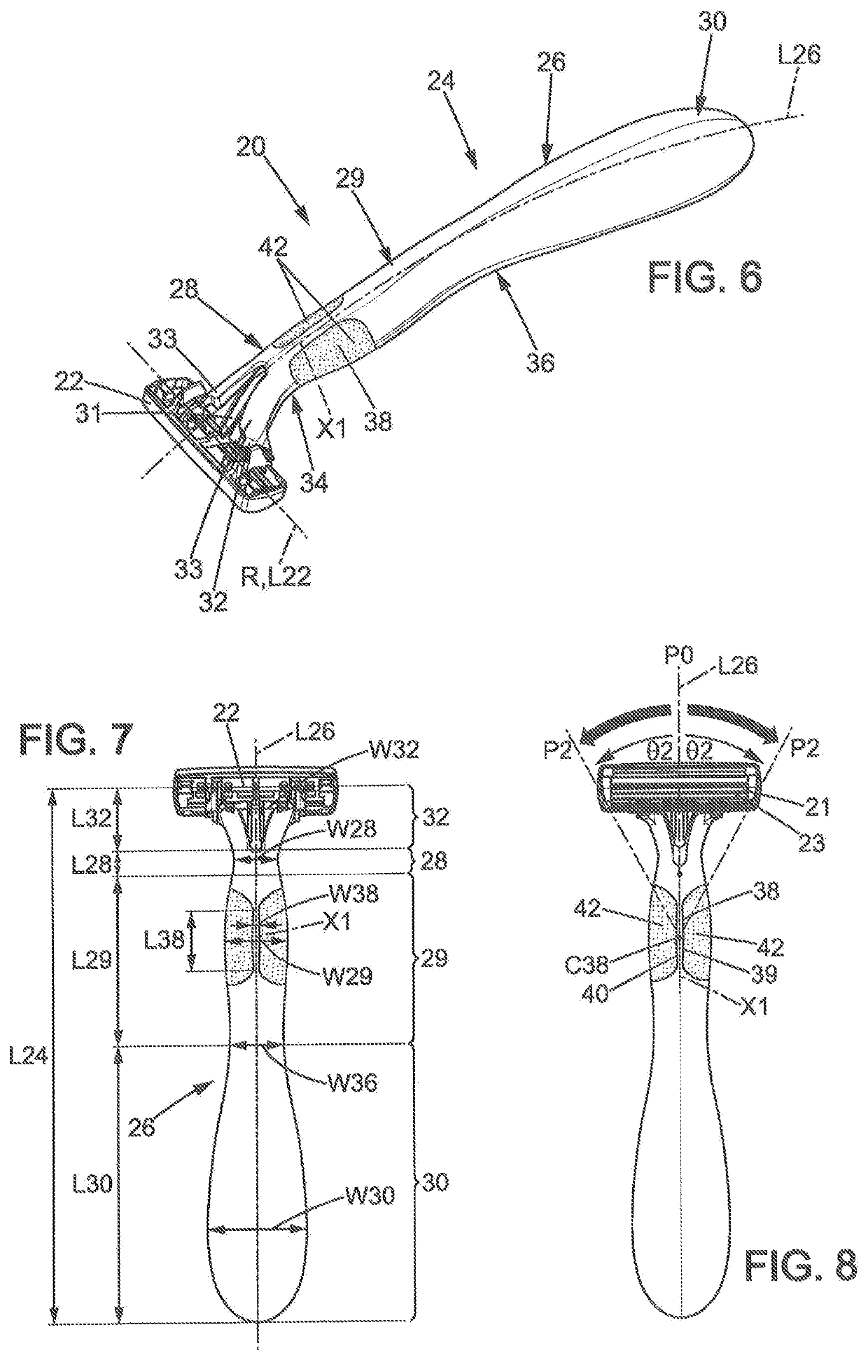 Razor handles