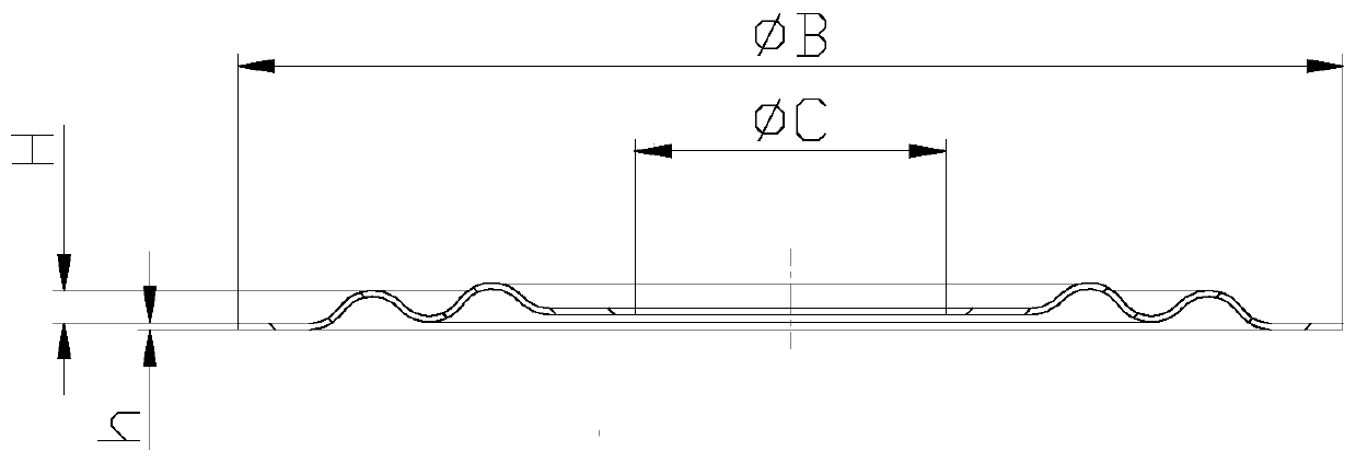 Method for realizing pressure P-displacement characteristic of bellows vacuum capsule