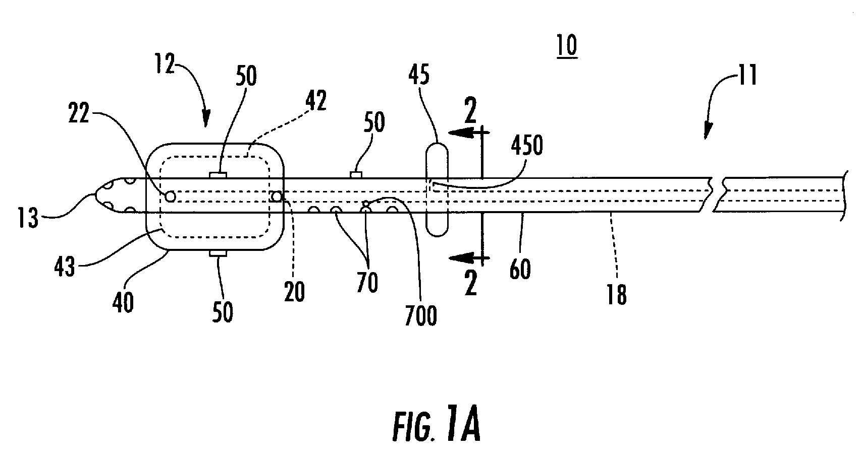 Process and device for selectively treating interstitial tissue