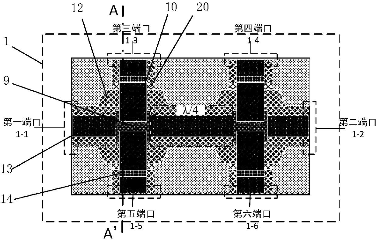 Self-adaptive radar phase comparison method cantilever beam micro-nano microwave detection and demodulation monolithic system