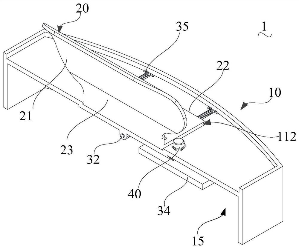 Head-mounted device support and head-mounted device