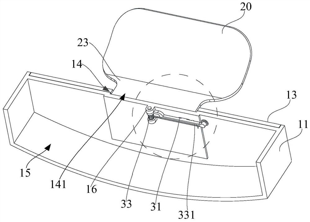 Head-mounted device support and head-mounted device