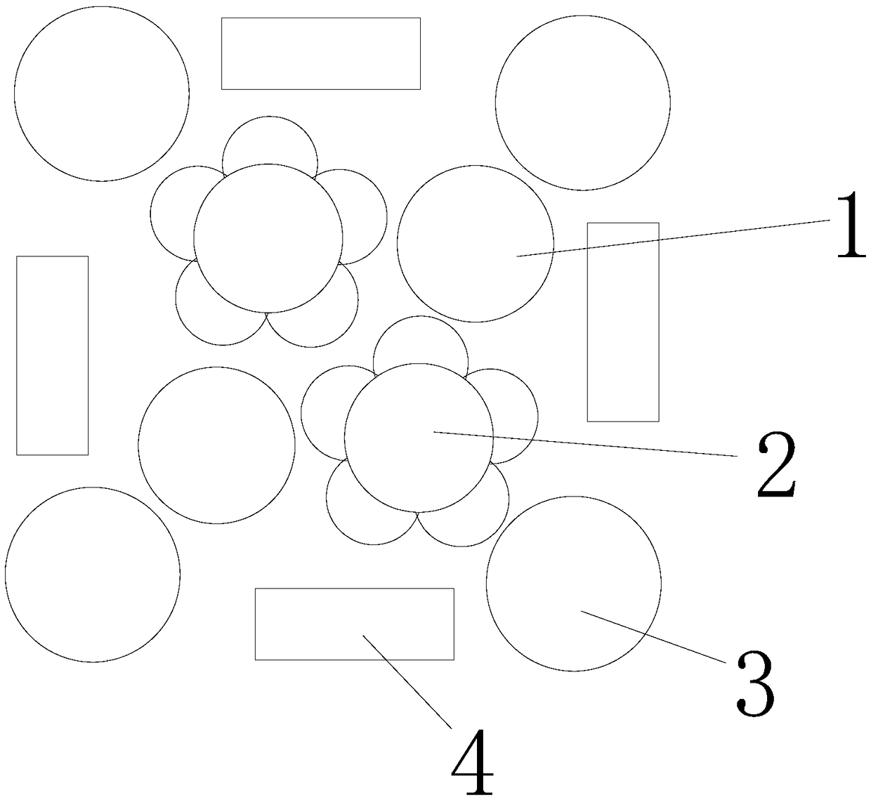 Novel wool blended knitting yarn and preparation process thereof