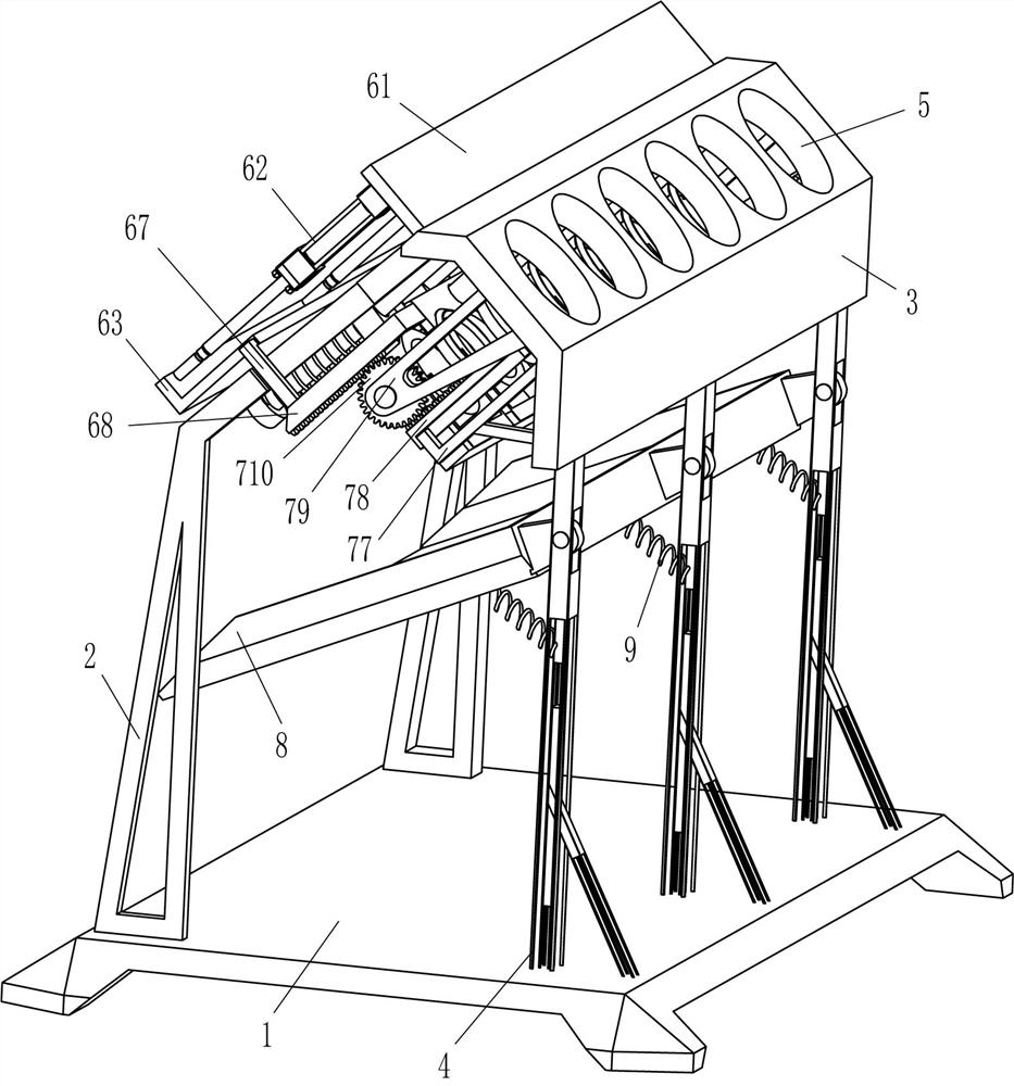 Rounding machine for wooden pole machining