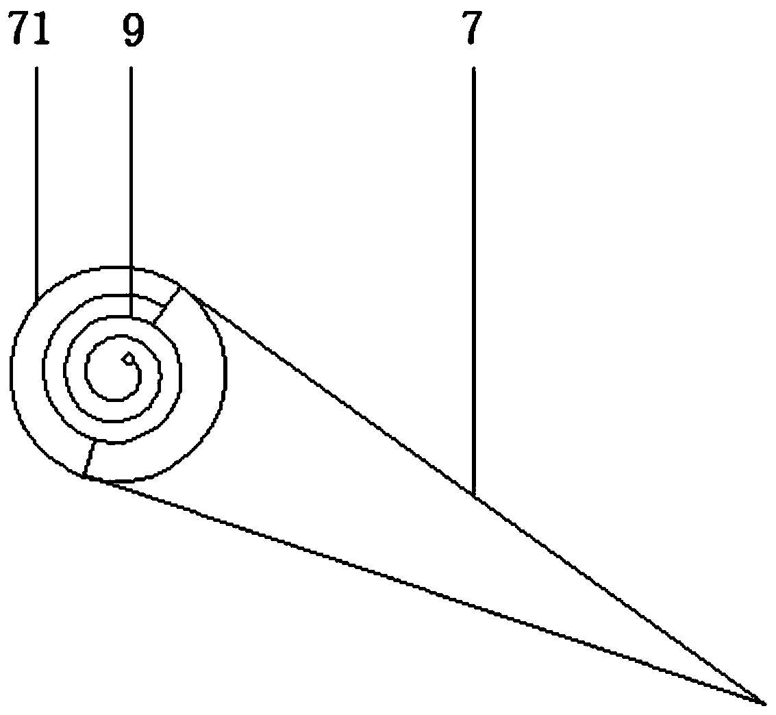 Rolling shaft type tongs