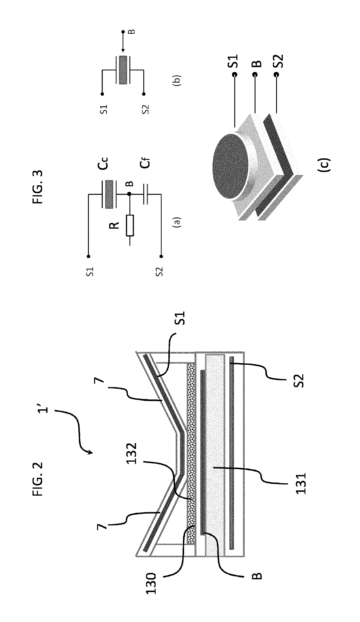 Monolithically integrated three electrode CMUT device
