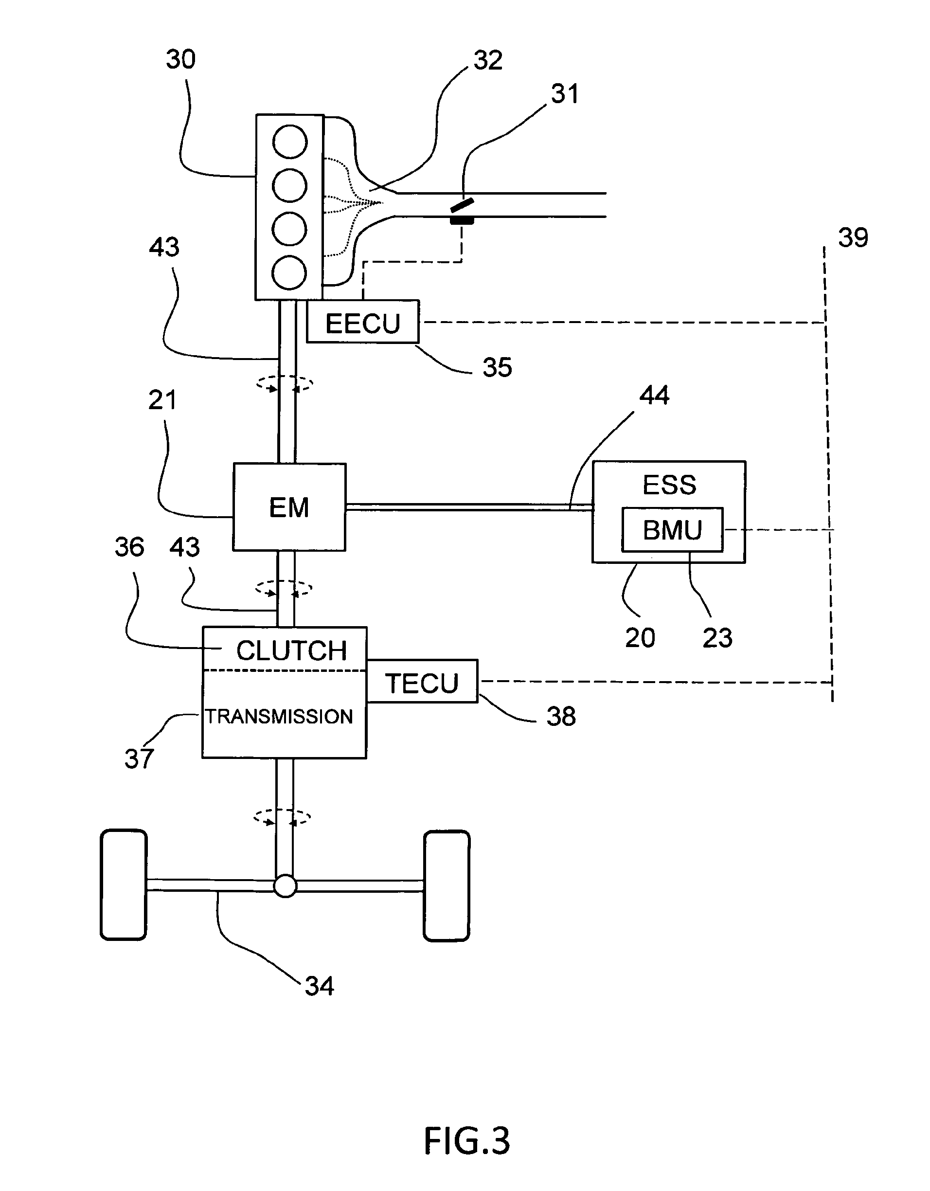 Method for balancing the voltage of battery cel