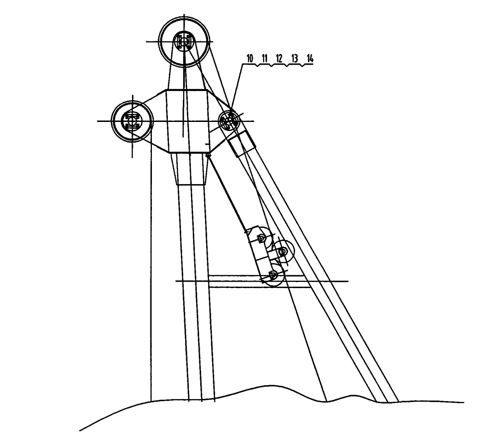 Overload device of crane