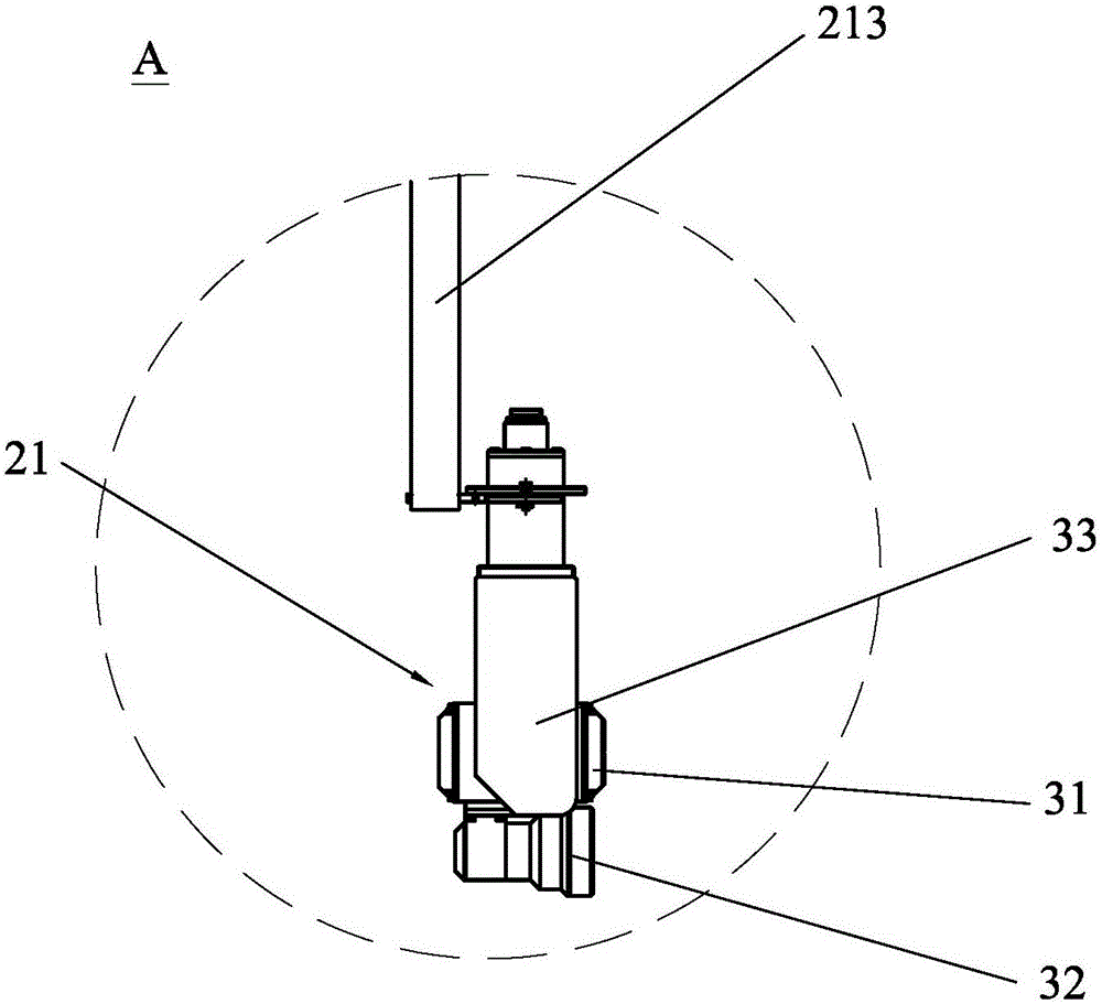 Nuclear fuel subassembly video detection method and detection device
