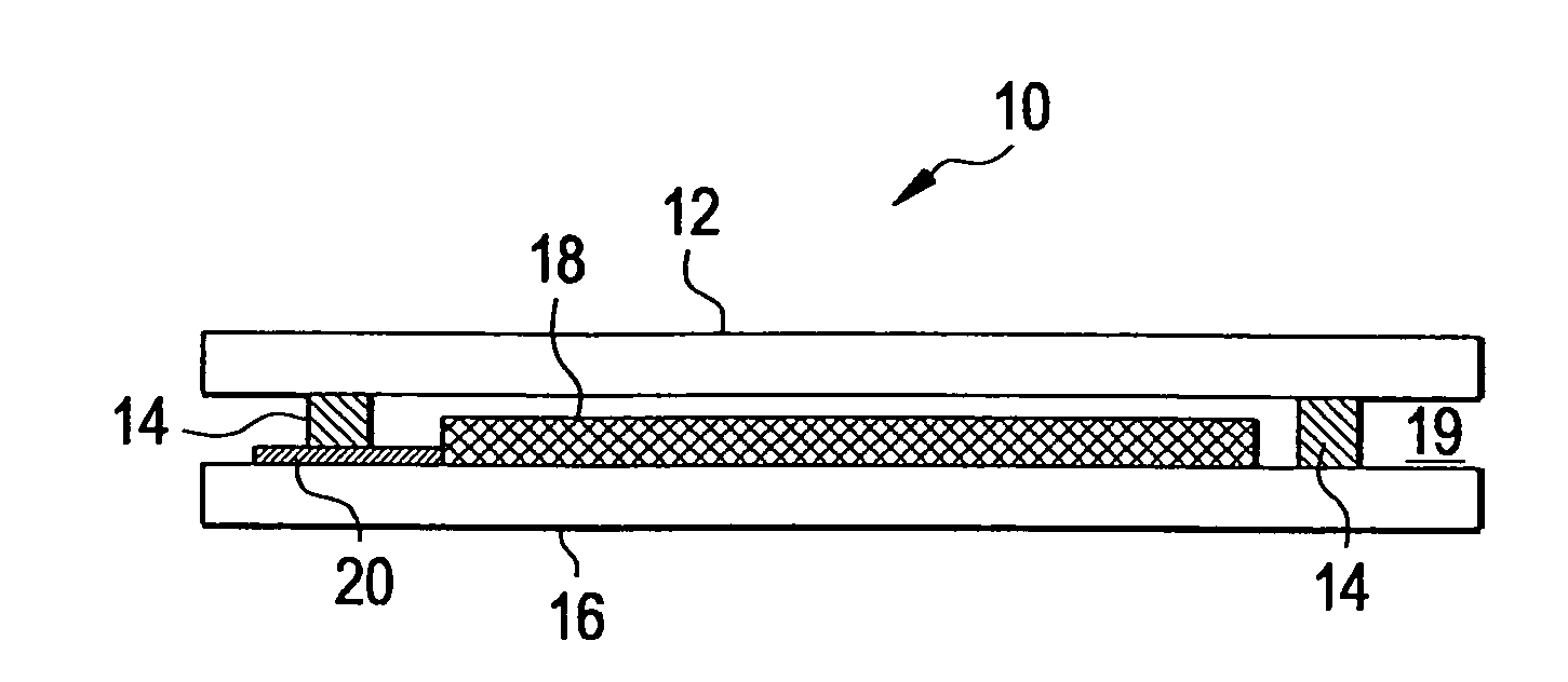 Hermetically-sealed packages for electronic components having reduced unused areas