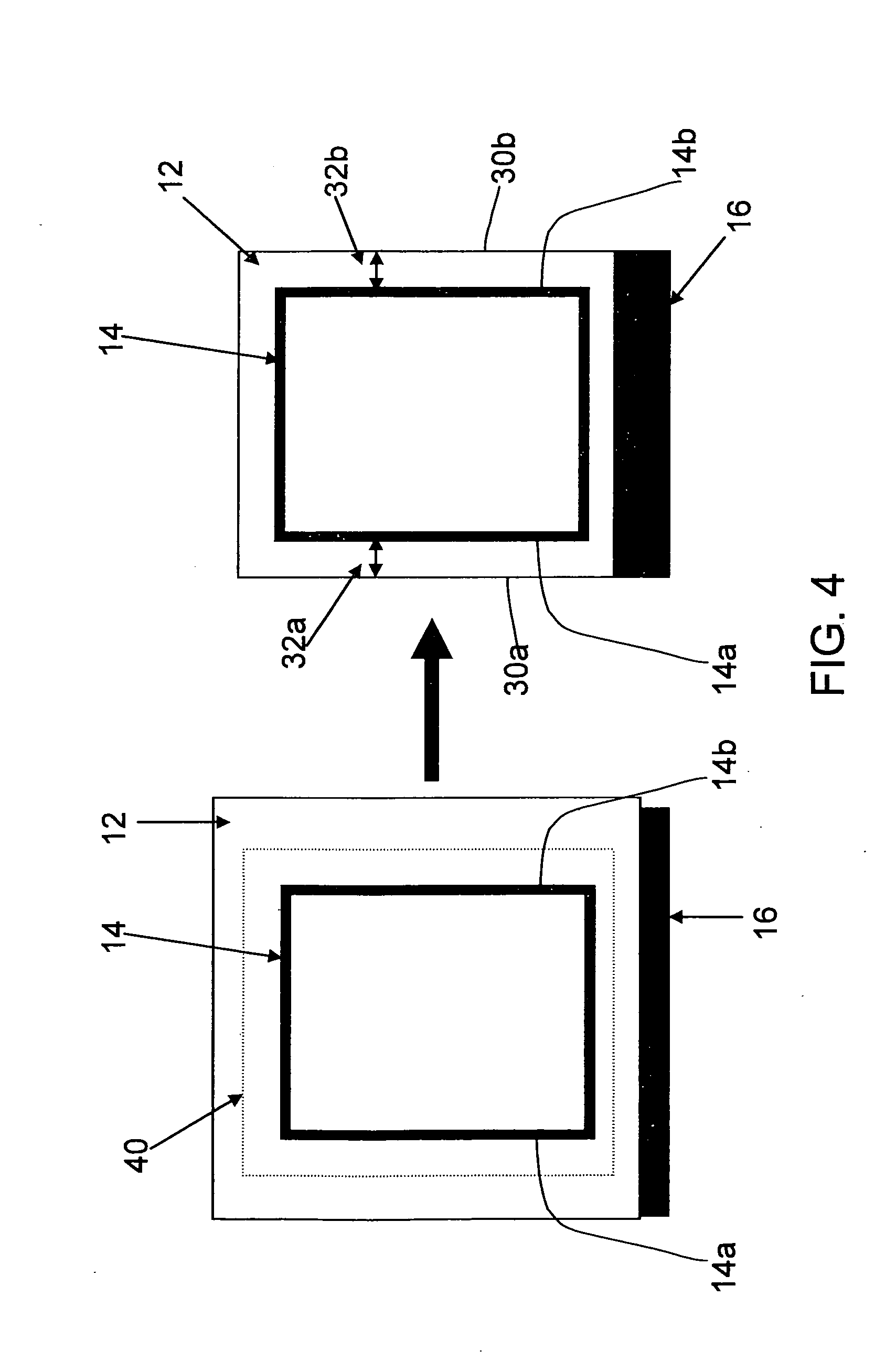 Hermetically-sealed packages for electronic components having reduced unused areas