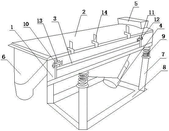 Material screening device