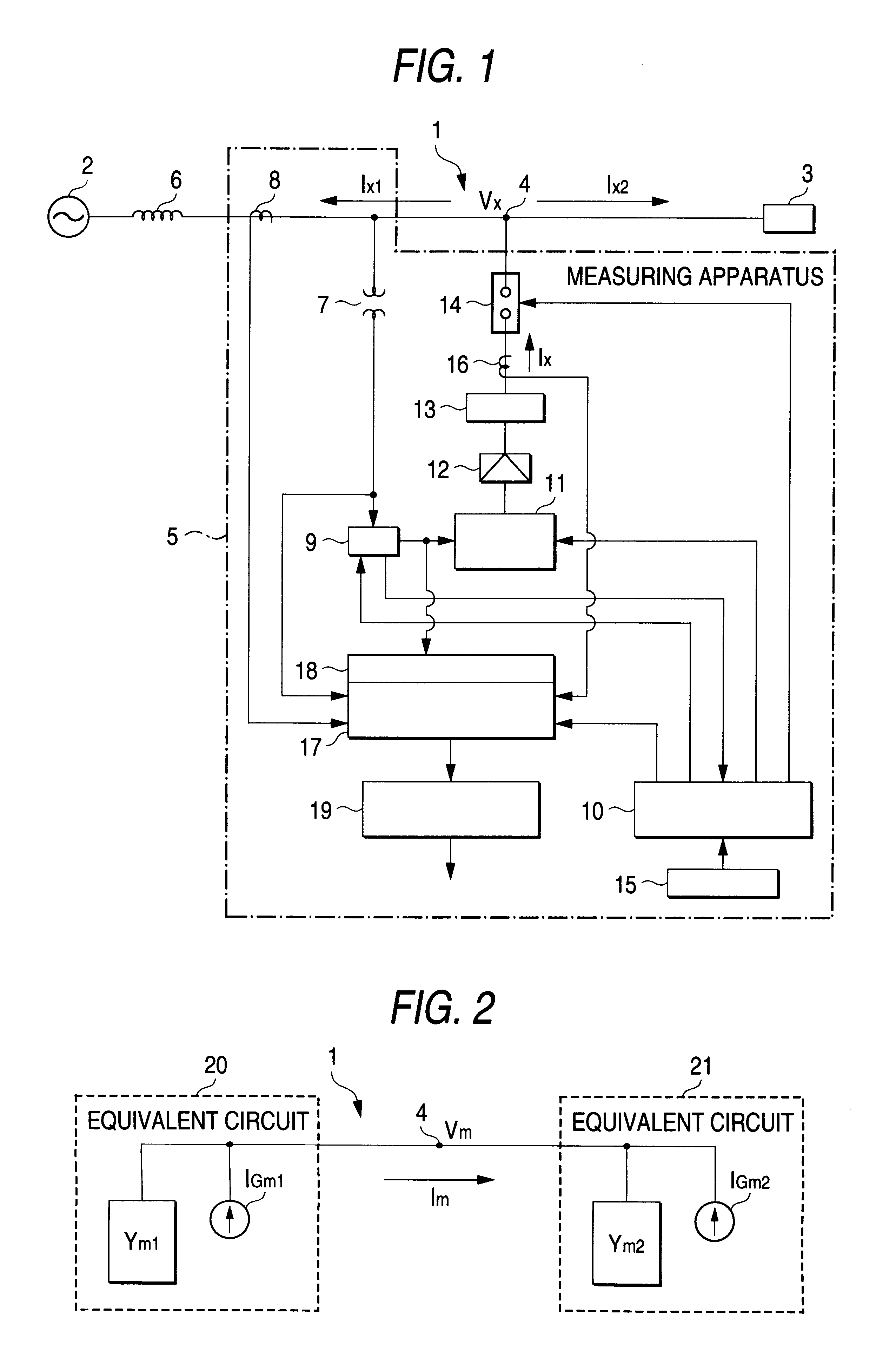 Harmonic component measuring method for power system
