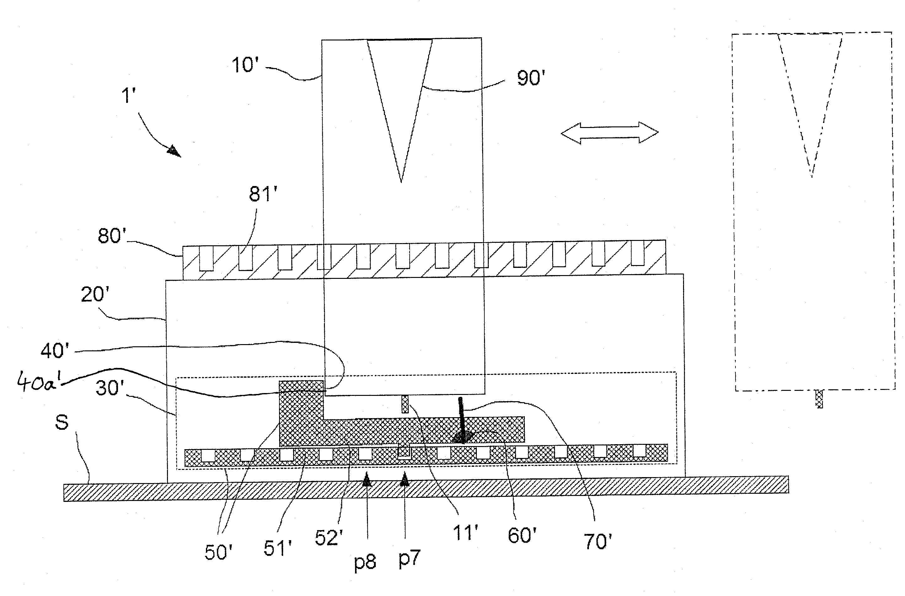 Positioning Device for a Sample Distribution Apparatus, Sample Distribution Apparatus with Positioning Device and Method for Positioning