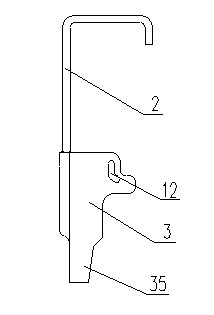 Top cover locking device of open carriage