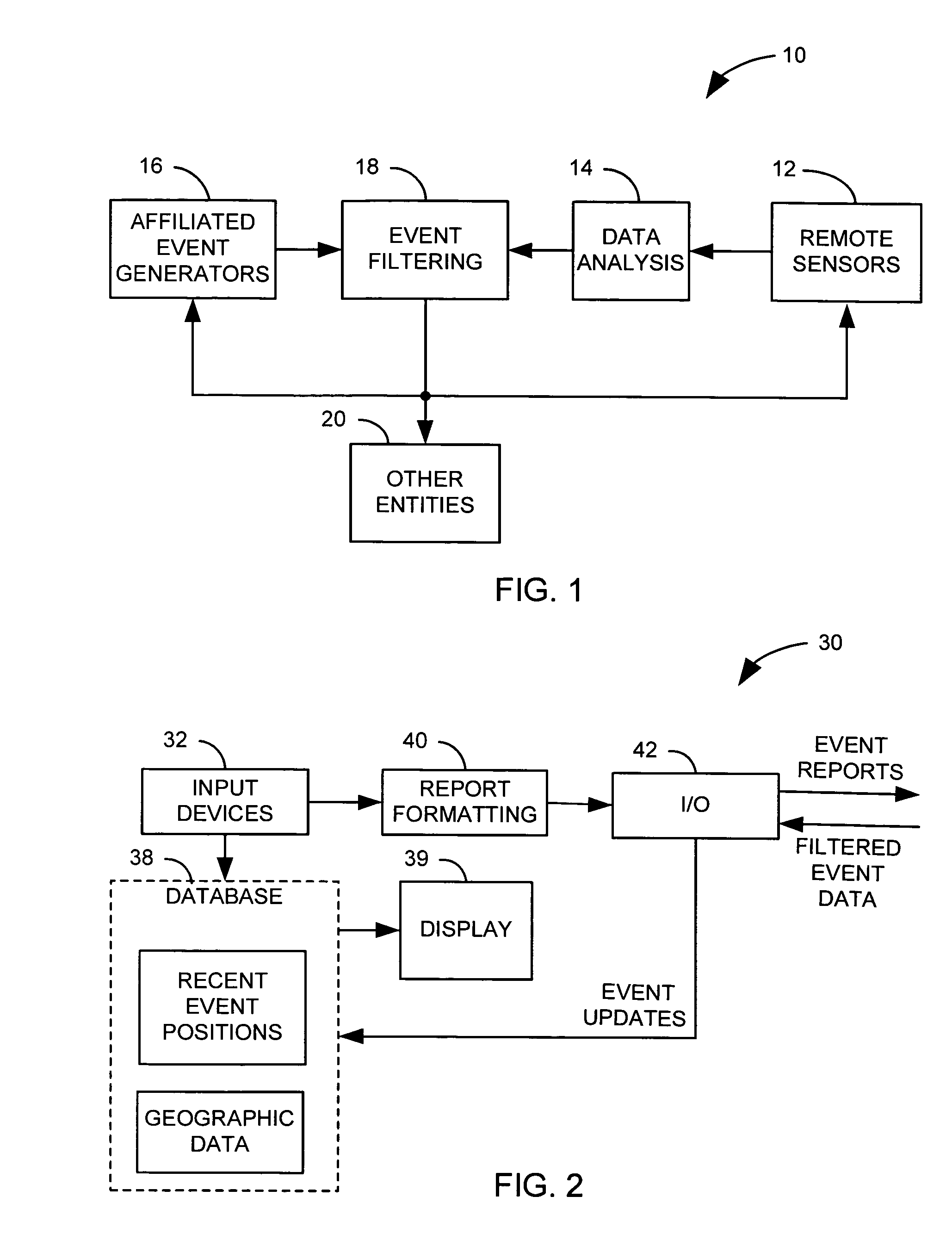 Event capture and filtering system